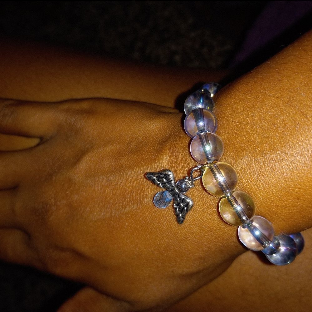 Angel charm bracelet  